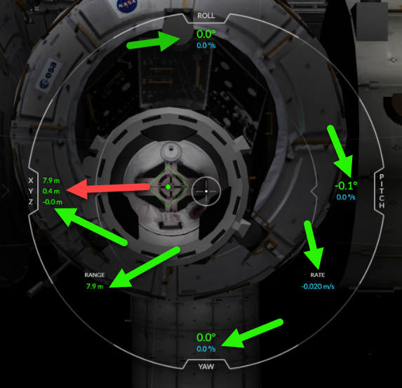 AUTOMATION TOOL CHALLENGE: Only 0.3 m away from docking the @SpaceX vehicle at the International Space Station this morning. https://t.co/99FR3IlBot