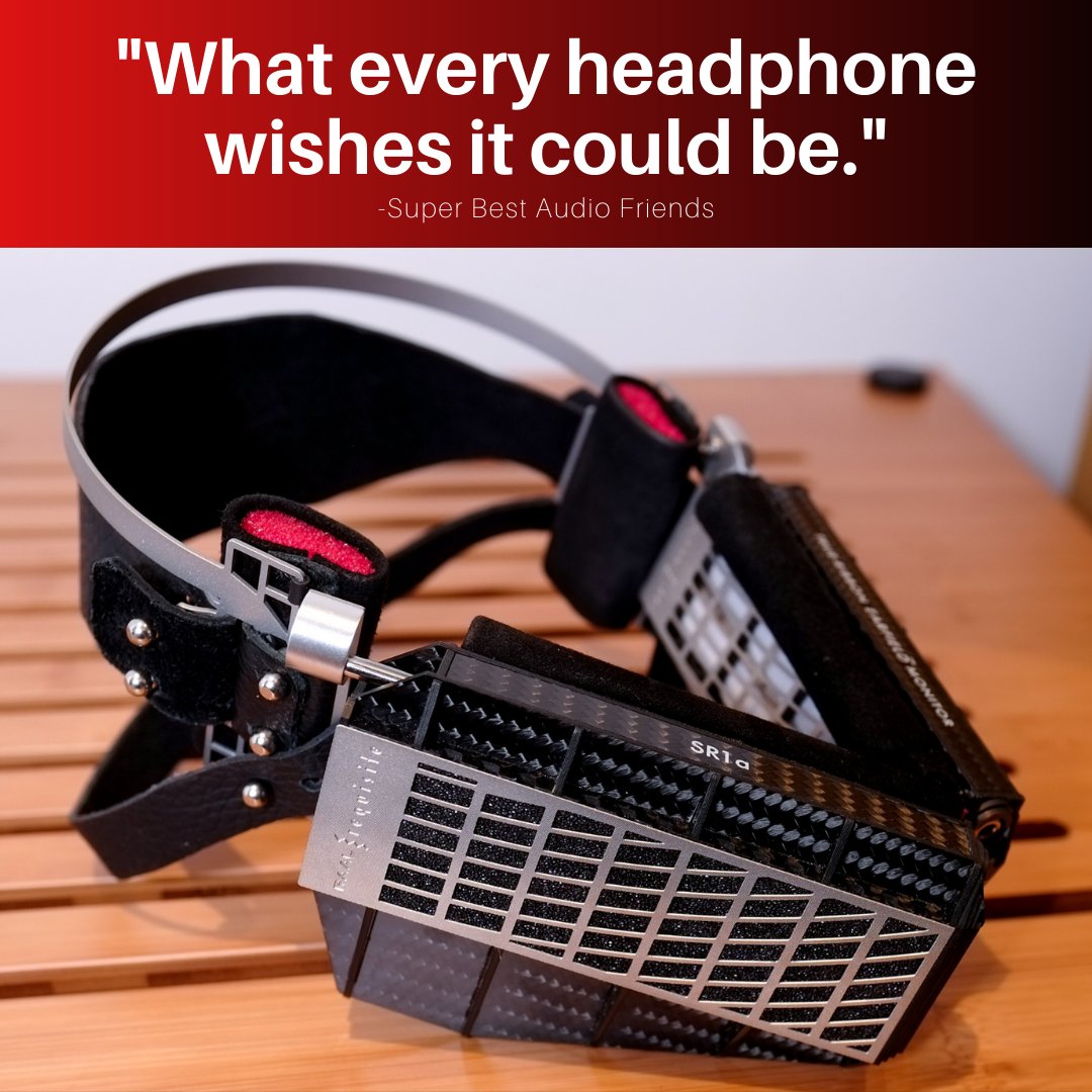 raalrequisite's tweet photo. "Best Headphones. The SR1A makes me not want to listen to any other headphones. Or from someone I respect, It’s what every headphone wishes it could be." #superbestaudiofriends
#raalrequisite #hifiaudio #audiophile https://t.co/864QZtC10h