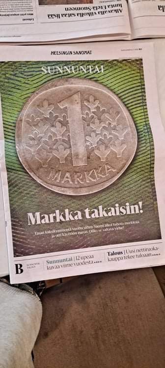 IPUFinland's tweet photo. "Oliko markasta luopuminen virhe?" No oli, ja nyt sitä ihmetellään 20 vuotta myöhässä jopa hesarissa. https://t.co/xpgLevLjCX