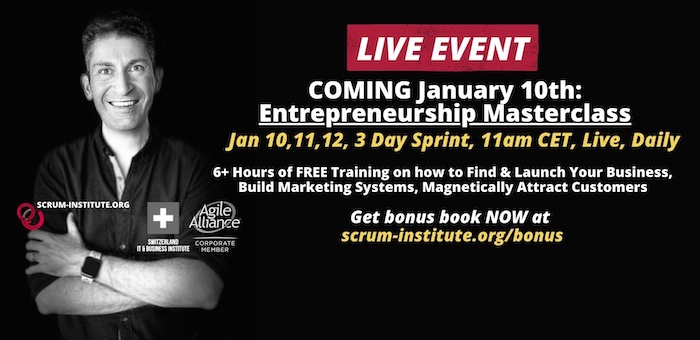 Invitation To SkillFront Entrepreneurship Masterclass Live, 10,11,12 January, 6+ Hours Live Teaching, 3 Day Sprint. This is a place you can meet, socialize, learn and support each other. It’s kind of exclusive... So we invite you to join us: facebook.com/groups/smaster…