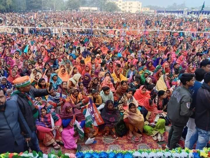 Rwt_Manisha_'s tweet photo. #आंबेडकर_नगर_उत्तर_प्रदेश
 राष्ट्रीय परिवर्तन मोर्चा कि फैजाबाद मंडल स्तरीय महारैली अंबेडकर नगर में सफलतापूर्वक संपन्न हुई। https://t.co/MAtKCRF4TF