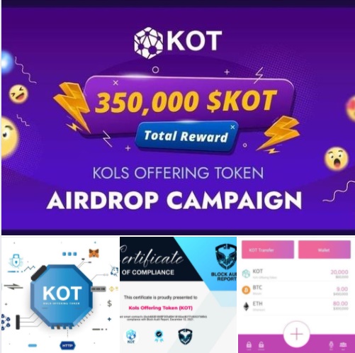 ☑️ Big Official Airdrop(Limited time) 
🎁 Reward: 100 KOT = $35 Free
✅Kols Airdrop 

✅ Join now: t.me/KolsOfferingAi…

📌Airdrop ends soon
🔘 Complete easy tasks
🔘 Enter Bep20 Address

#meta #airdrop #kols #kot