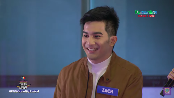 PBBabscbn's tweet photo. Ang Smilennial Charmer ng Aurora, Zach! #PBBKumuBigArrival https://t.co/vnSjBUEuOo