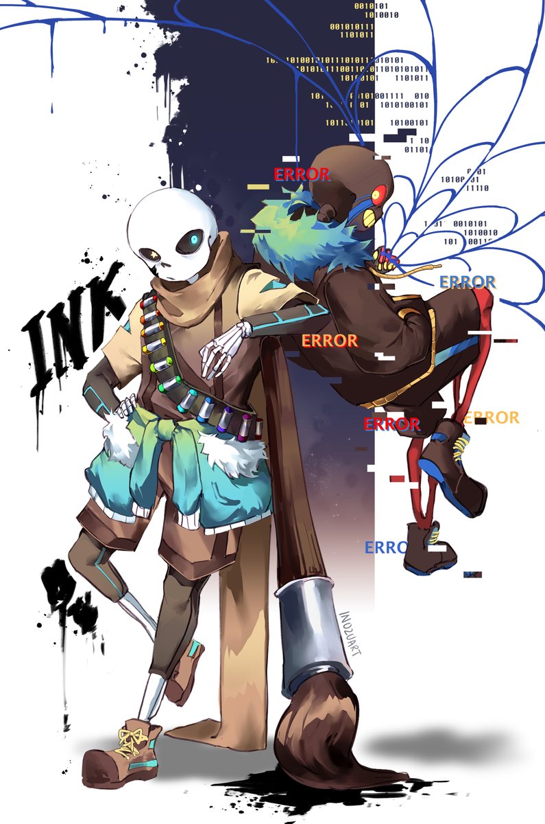 Ino Ink Sans And Error Sans In 22 More Likely Than You Believe Undertale T Co Eydhbnsnwo Twitter