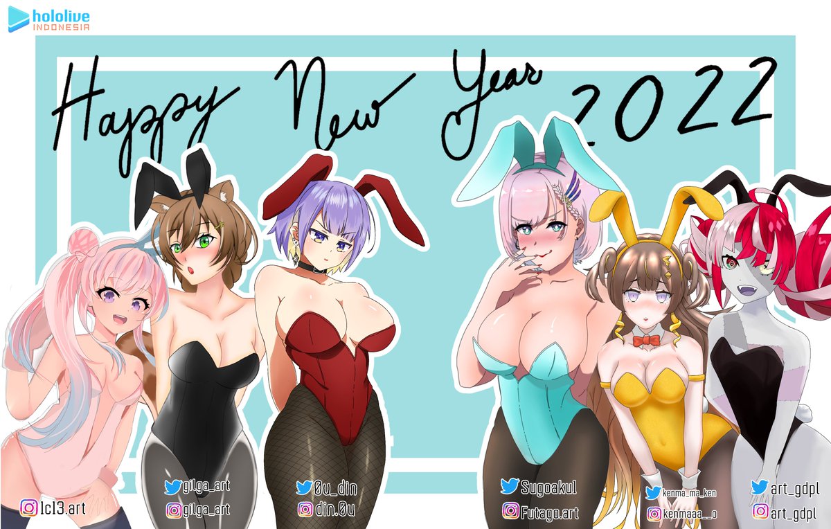 ArtGilga's tweet photo. HAPPY NEW YEAR 2022!!!

Gen 1
- Moona Hoshinova: @0u_din
- Ayunda Risu: @ArtGilga
- Airani iofi: @1c13.art (IG)
Gen 2
- Pavolia reine: @sugoaku1
- Anya Melisa: @kenma_ma_ken
- Kureiji Ollie: @Galen99970281

#HoshinovArt #GambaRisu #iofiarts #Reinessance #anyatelier #graveyART https://t.co/fcrSpUfjOv
