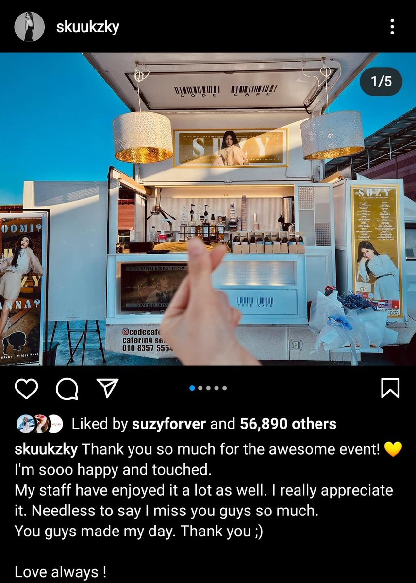 DamnILoveSuzy's tweet photo. [Suzystagram] 220102 @Suzy (skuukzky)

🔗 https://t.co/jH46aY7xwd

Her caption 🤩

#Suzy #BaeSuzy #수지 #배수지 https://t.co/oMB8w357tw