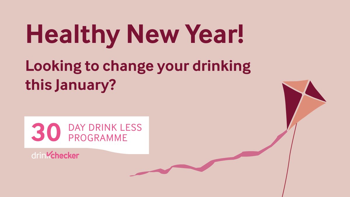 Want to change your drinking this year? Our 30 day programme helps you reset to healthy levels. drinkchecker.mykajabi.com #alcohol #DryJanuary #Health #NewYear2022