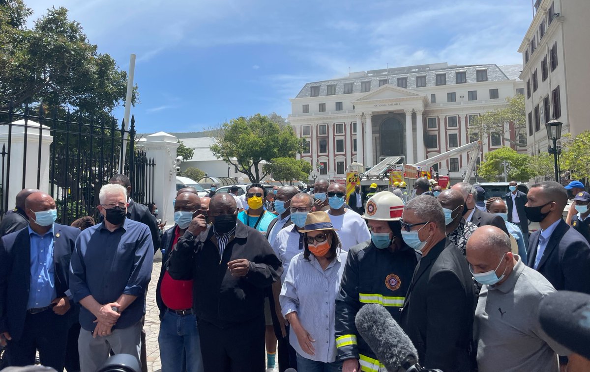 BREAKING | Ramaphosa says someone has been held in connection with the fire

ow.ly/l2LF50HlFPh