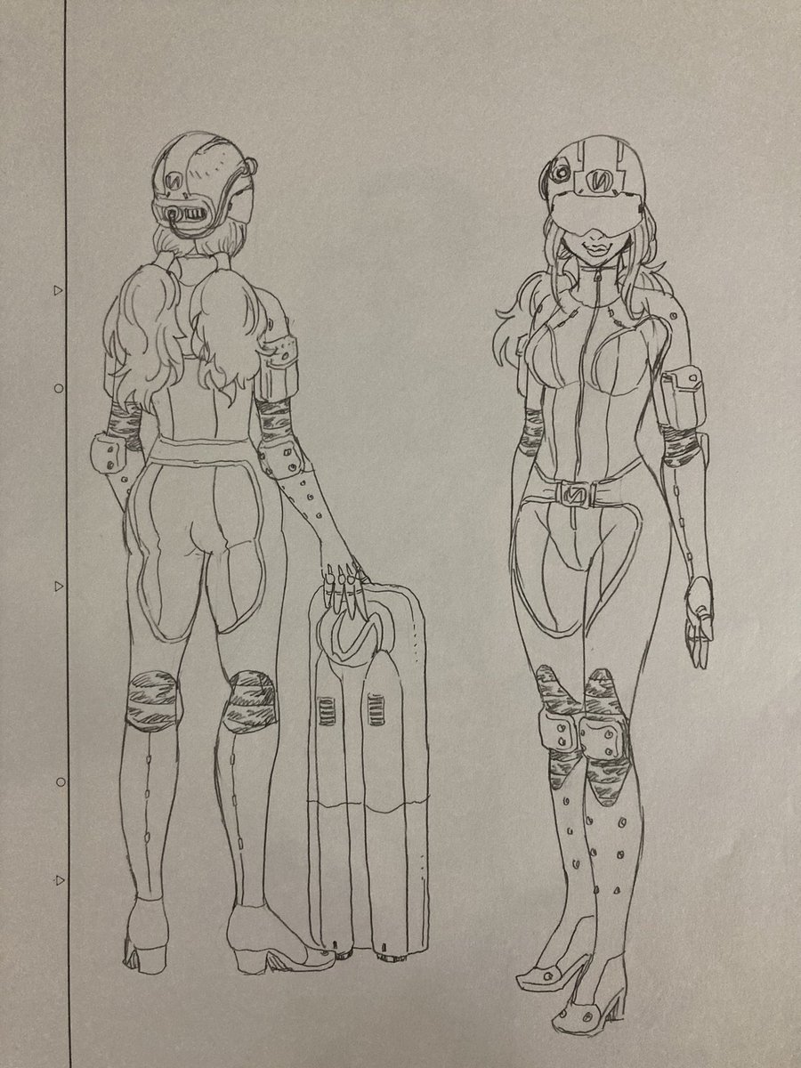 スクリューボールのキャラデザ 