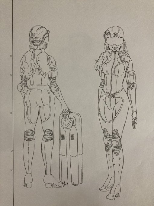 スクリューボールのキャラデザ 