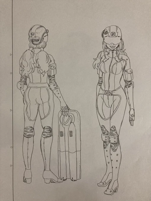 スクリューボールのキャラデザ 