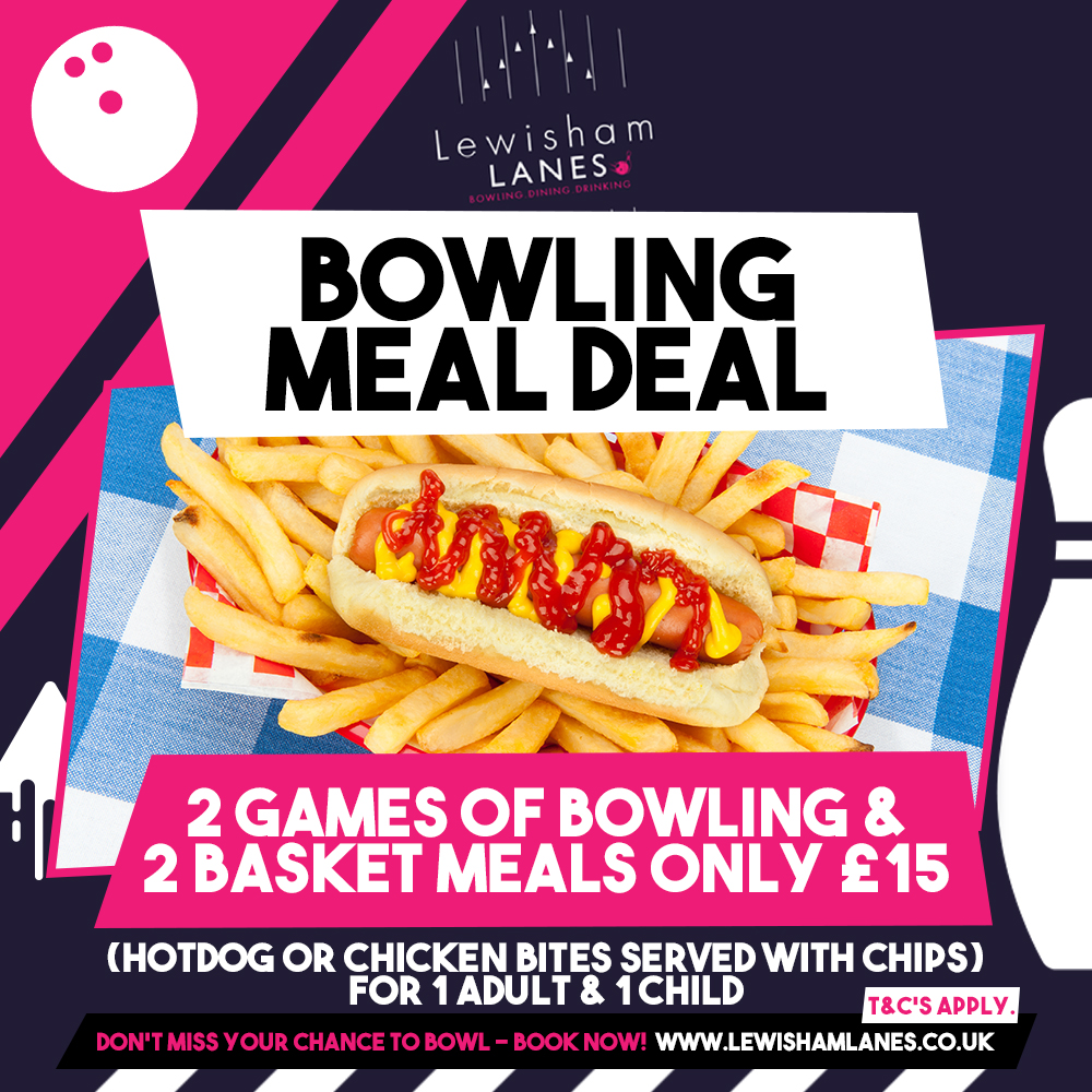 Get your fill next time you join us for a bowl by making the most of our bowling meal deal! 🎳

Join us for a bowl without breaking the bank by getting your hands on 2 games and 2 basket meals for only £15 😍

lewishamlanes.co.uk/bowling/ 📲
 
#LewishamLanes #Lewisham #Christmas #Xmas