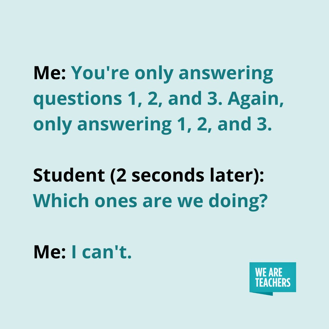 WeAreTeachers's tweet image. 🤦‍♀️