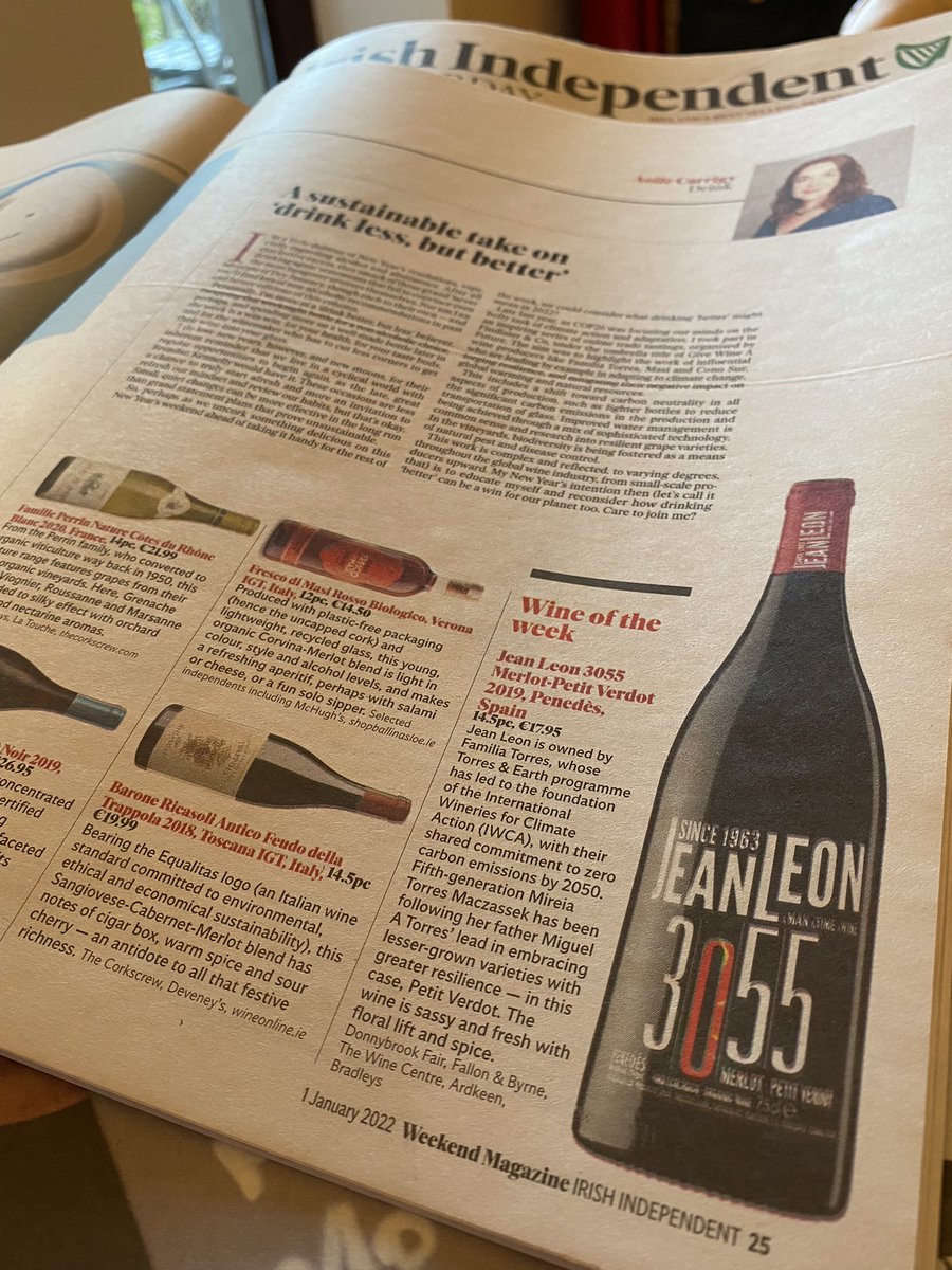 Fancy drinking ‘less but better’? In this week’s column  I’ve highlighted several wineries embracing sustainability  - if you missed it in print yesterday you can catch it online:  
m.independent.ie/life/food-drin…