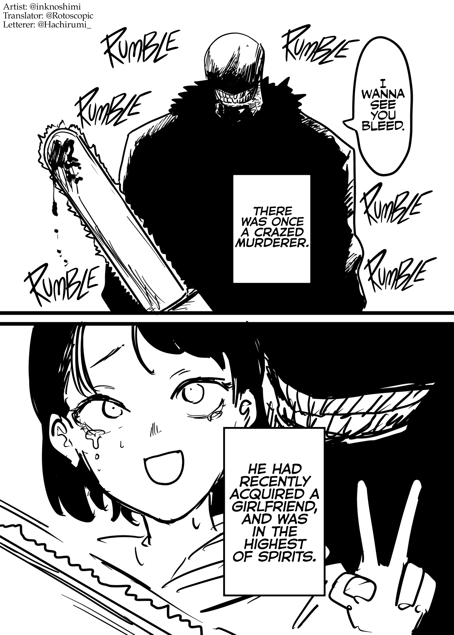 The Crazed Murderer Reincarnated As A Hamster Hachirumi on Twitter: "The Crazed Murderer Reincarnated as a Hamster (1
