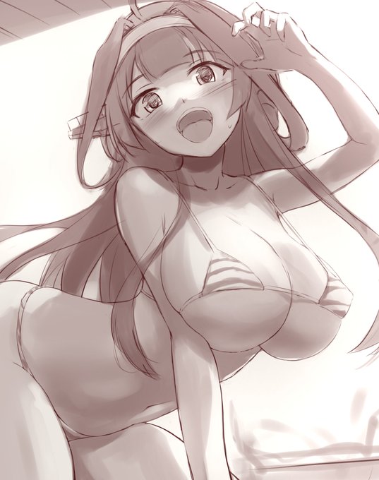 金剛「が、がお～っ!提督のハートを掴むのはこの私デース!」 