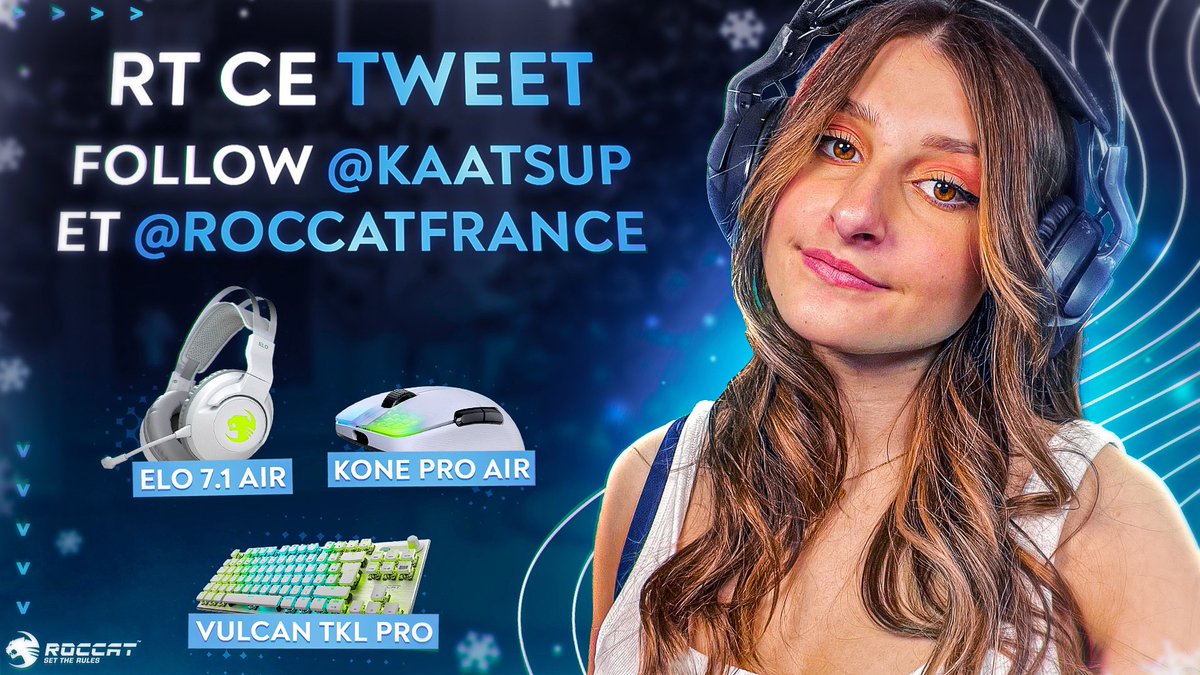Kaatsup's tweet image. HOLAAAA , pour les fêtes de fin d’année je vous fait gagner un beau petit set up blanc @ROCCATFrance  ( merci vous régalez , JE SUIS FAN)

RT ce tweet 
Follow @Kaatsup + @ROCCATFrance 

GL :D