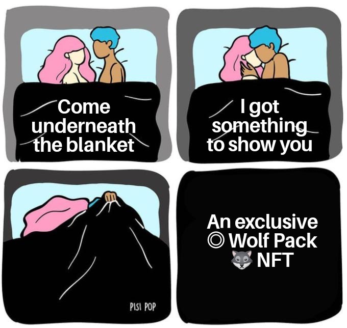 solwolfpack's tweet photo. gm 🐺

Keep posted for the next #NFTGiveaway 😄

#NFT #NFTs #SolanaNFT #SolanaNFTs #cryptoart #NFTCommunity #NFTcollection #nftcollector #nftcollectors #NFTartists #nftart https://t.co/uXRAf2er3o