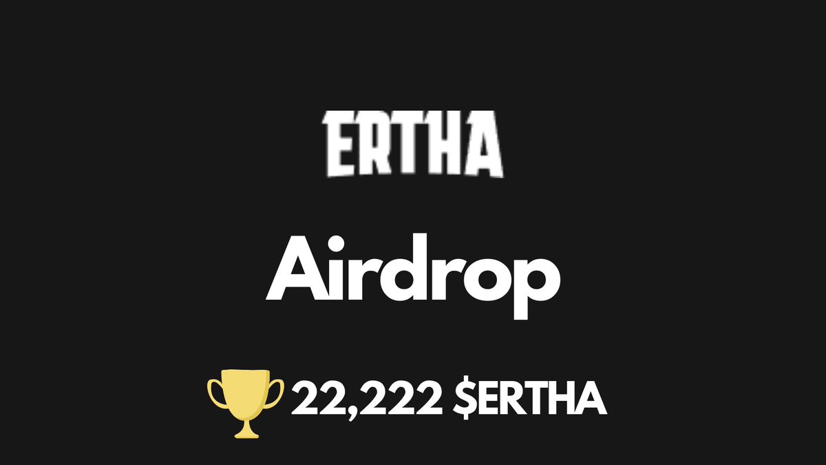 its_airdrop's tweet photo. 🔥Huobi Airdrop🔥
💰Reward: 1111 ERTHA [ 20 Random winners]

✅Guide:

1. Signup: https://t.co/L5QzgwPlDB

2. Follow :
https://t.co/H2skiZk0BC
https://t.co/a3iIZ8RkNA

3. Retweet/ tag 3 friends: https://t.co/eBEfMeyFDm

4. Fill this form: https://t.co/HTU4qcO1Fz

#huobi #airdrop https://t.co/6QIbn32BLj