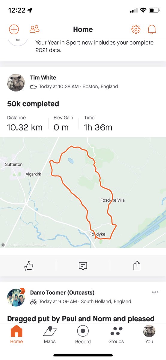 chalkytim's tweet photo. I am supporting dementia uk by walking 100k from Boxing Day to the end of Jan, I have just completed 50k https://t.co/0wMKIxHAKY