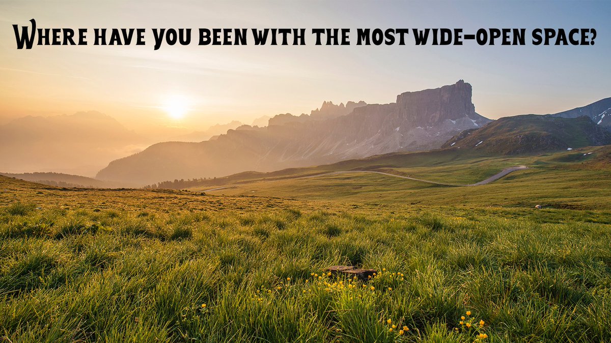 DocJimKay's tweet photo. Where have you been with the most wide-open space? #QUESTIONSPACE #Questions #QuestionsPol https://t.co/LT4ocENPst