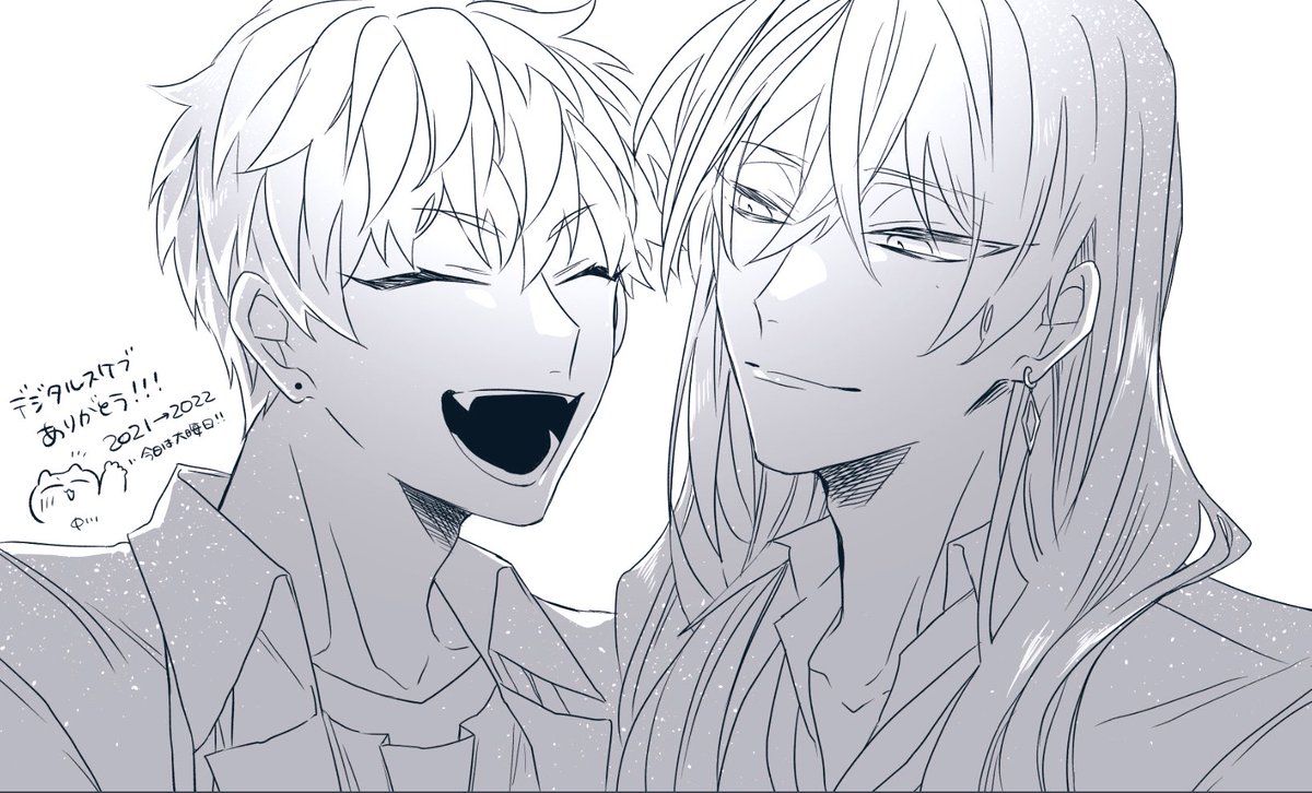 大晦日にデジタルスケブで描いたりば〜れ🥳✍️ 