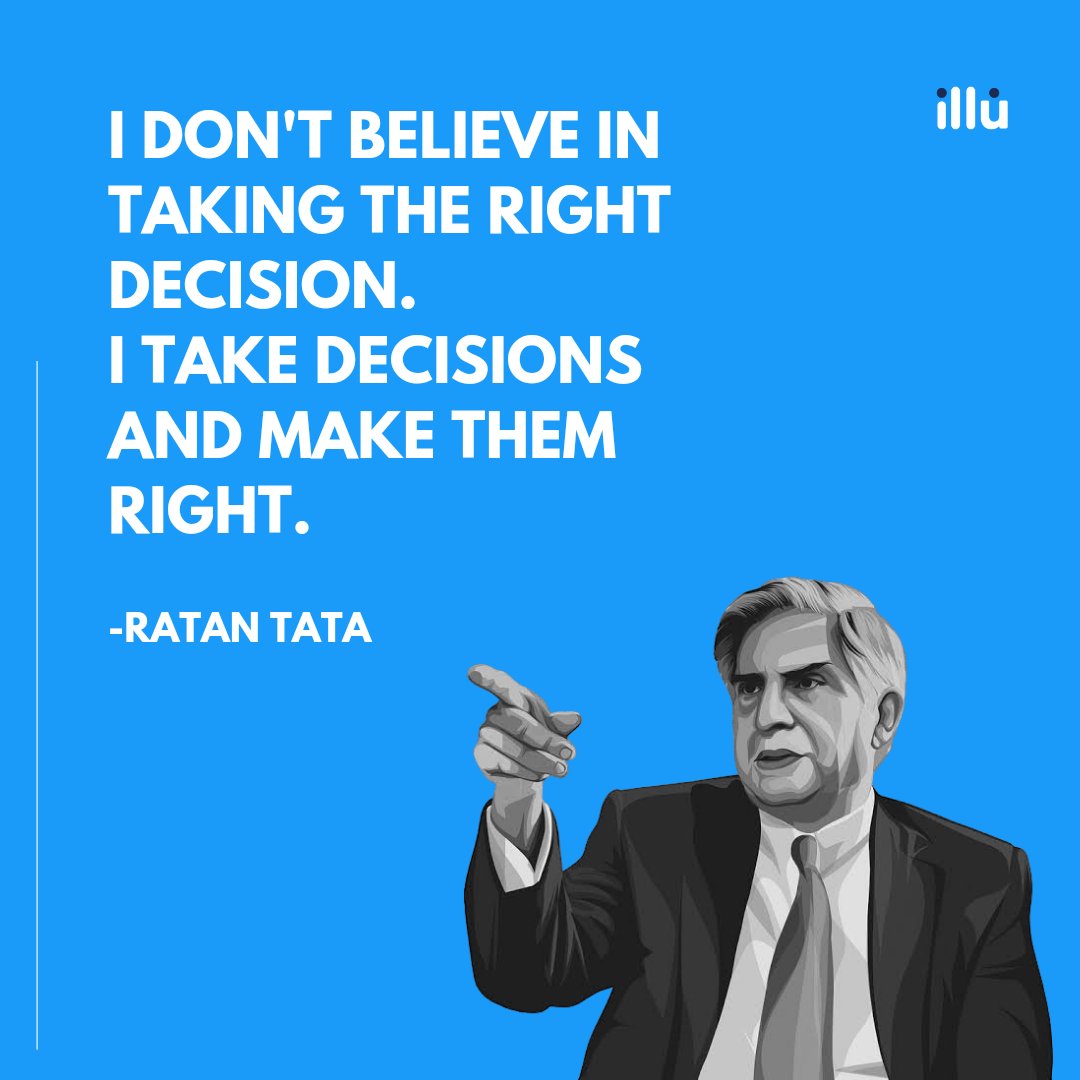illuapp's tweet photo. Trust your instincts, and make decisions on what your heart tells you. The heart will not betray you.

Download @illuapp and join the growing community of professionls in India. 

#illuapp #illu 
#motivation #quotes #RatanTata https://t.co/rQw8JMg4JR