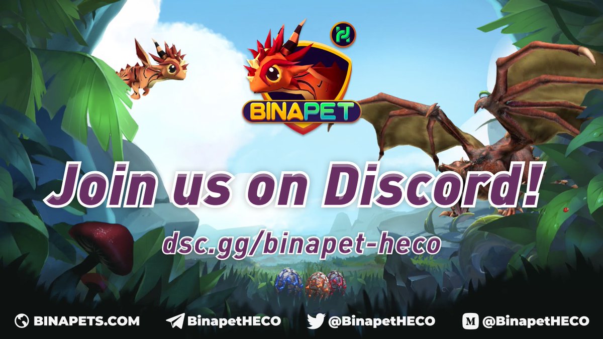 justcreatively's tweet photo. Do you know ?

#BinapetHECO is on Discord! Join and stay up-to-date with the latest!

➡️ https://t.co/fuBAQ3beH2

Learn more about #BinapetHECO at https://t.co/3sQmv8CYwQ.

#Binapet #HECO #gamefi #nft #nfts #playtoearn #p2e #playtoearngame #p2egame #defi #yieldfarming #nftgame https://t.co/yhBi76JEjv