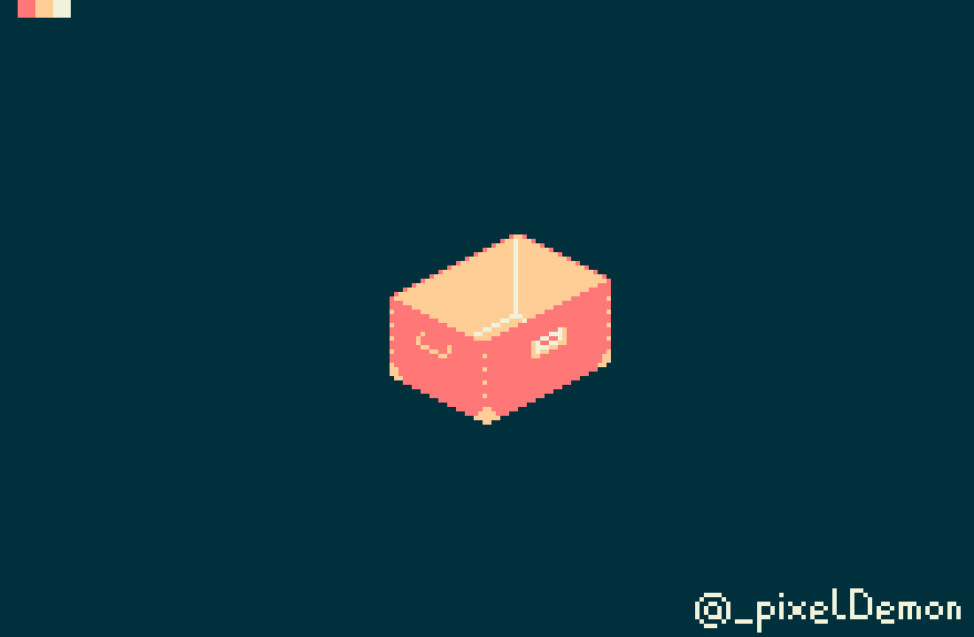 _pixelDemon's tweet photo. A Box with restrictions. 
#pixel_dailies #pixelart #Box #ayy4 https://t.co/3dGkZcKYkL
