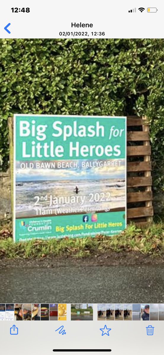 aidan372oconnor's tweet photo. Hello Everybody Just after doing a dip in the Irish Sea “ Big Splash For Little Hero’s “ in aid of Crumlin children hospital organised by Peter Kenny Every euro donated will go towards vital equipment in CHF. Please donate if you can. Thank you. 

https://t.co/M0srsYOcHK https://t.co/EtyafGDMrK