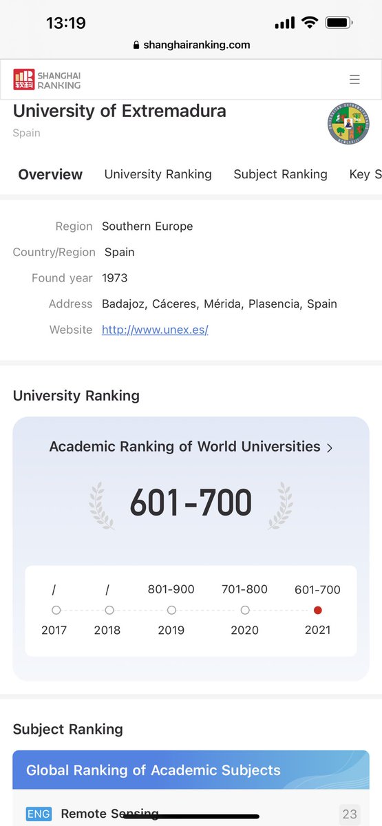 Soy consciente de que mi aportación es mínima en este logro de <a href="/infouex/">UEx</a> , pero no puedo estar más orgulloso de todas mis compañeras y todos mis compañeros, porque este es el resultado de su trabajo y dedicación. Y a las alumnas y alumnos que nos elegís: Gracias.