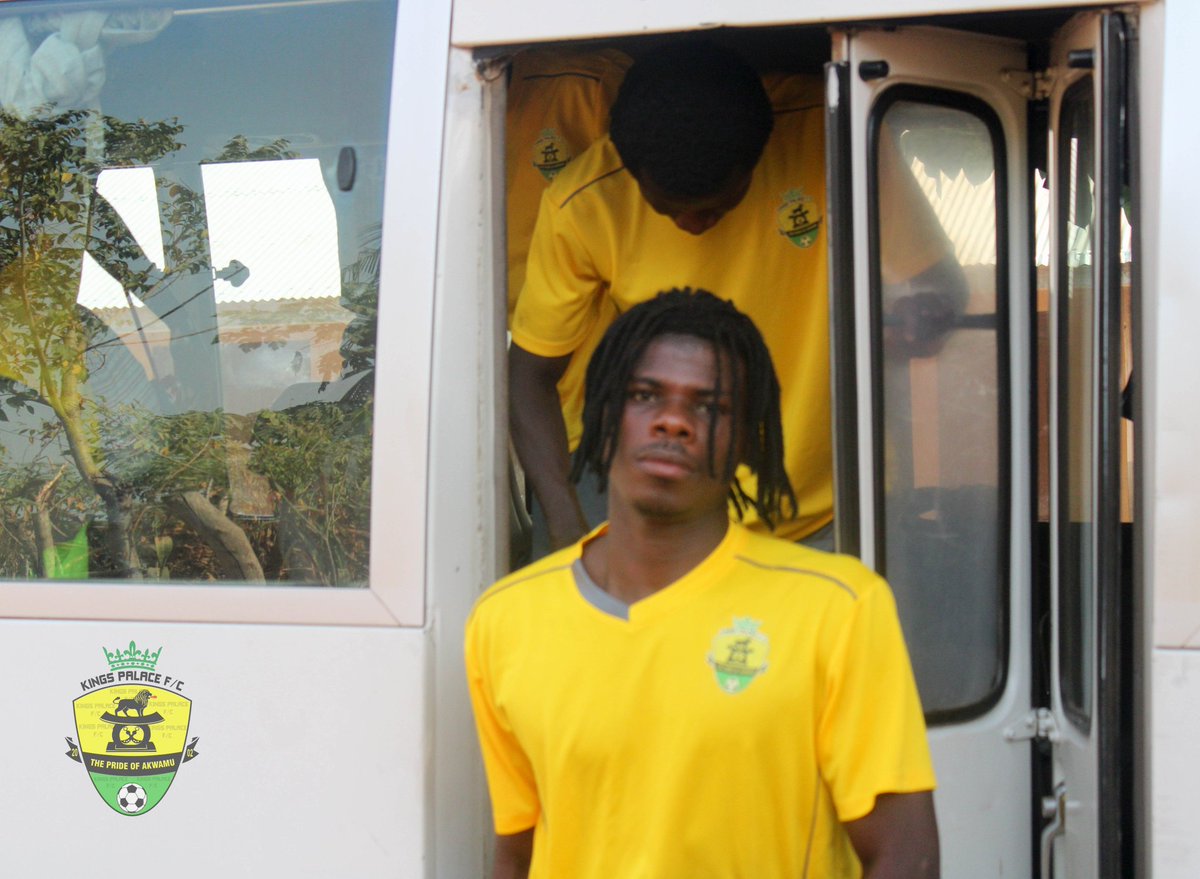 kingspalacefc's tweet photo. ARRIVAL 

We're here in Kpando to face @HeartOfLionsFc this afternoon in the #DOLwk7 @DivisionOneGH 

WISH US WELL!!! 

#GoalKrystal ⚽
#ThePrideofAkwamu https://t.co/yWQ5Y7jfoS