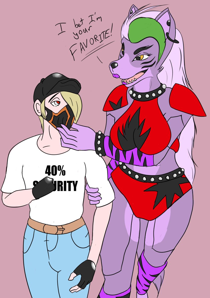 40Flashkick's tweet photo. Roxanne Wolf is one of my two waifus. I am unashamed to say this. #Fnafsb #SheIsMyFavorite #roxannewolf https://t.co/Ec7yNj5cHa