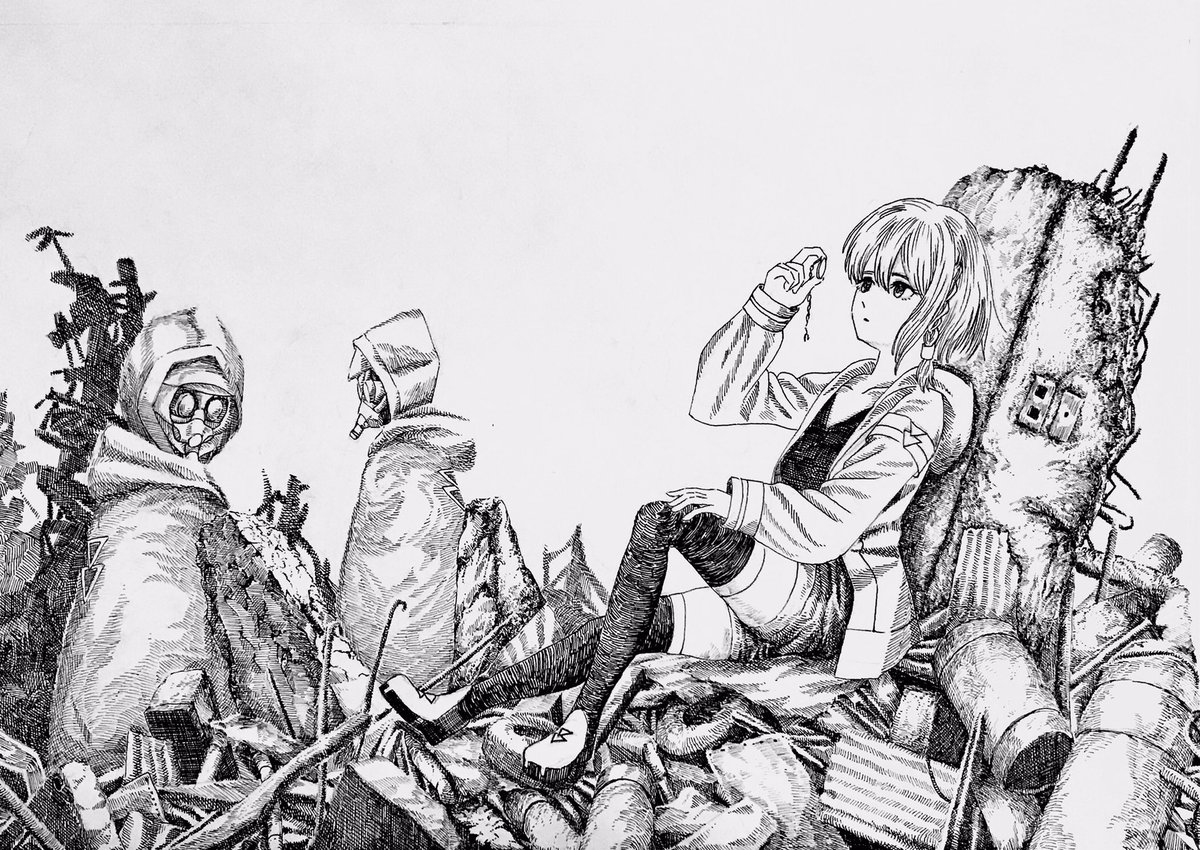 #フォロワー1000以下の一次創作作家発掘フェス 
#新年早々の創作クラスタフォロー祭り 
ペンで架空の世界観を描いてます!
よろしくおねがいします🤲 