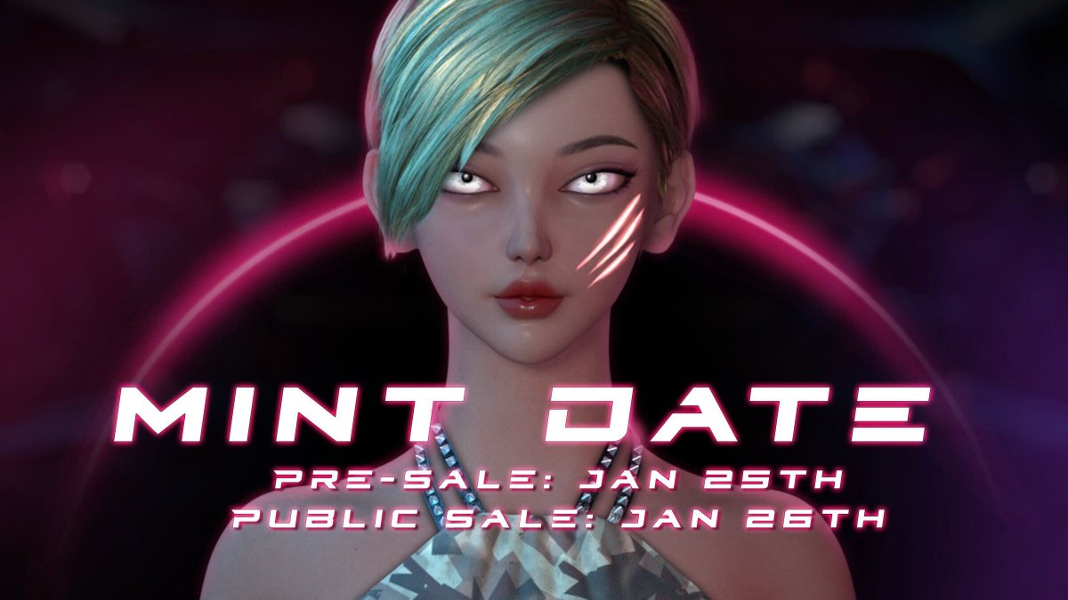 CyberWaveNFT's tweet image. Mark your calendars. The CyberWave launch dates have been set! ✨