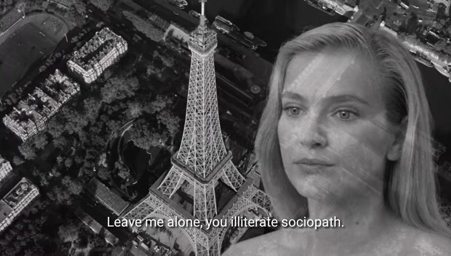 iconic scene in emily in paris lmaoo