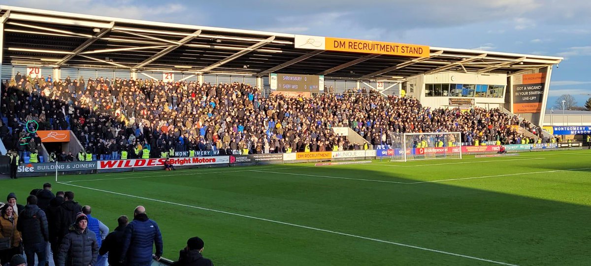 mattwainwright (@mattwainwright7) on Twitter photo Another insipid ordinary first half by <a href="/swfc/">Sheffield Wednesday</a> why are we so deep and why are we playing with a flat back 5? 😫magnificent support as always. #SALOP #SWFC Another insipid ordinary first half by <a href="/swfc/">Sheffield Wednesday</a> why are we so deep and why are we playing with a flat back 5? 😫magnificent support as always. #SALOP #SWFC
