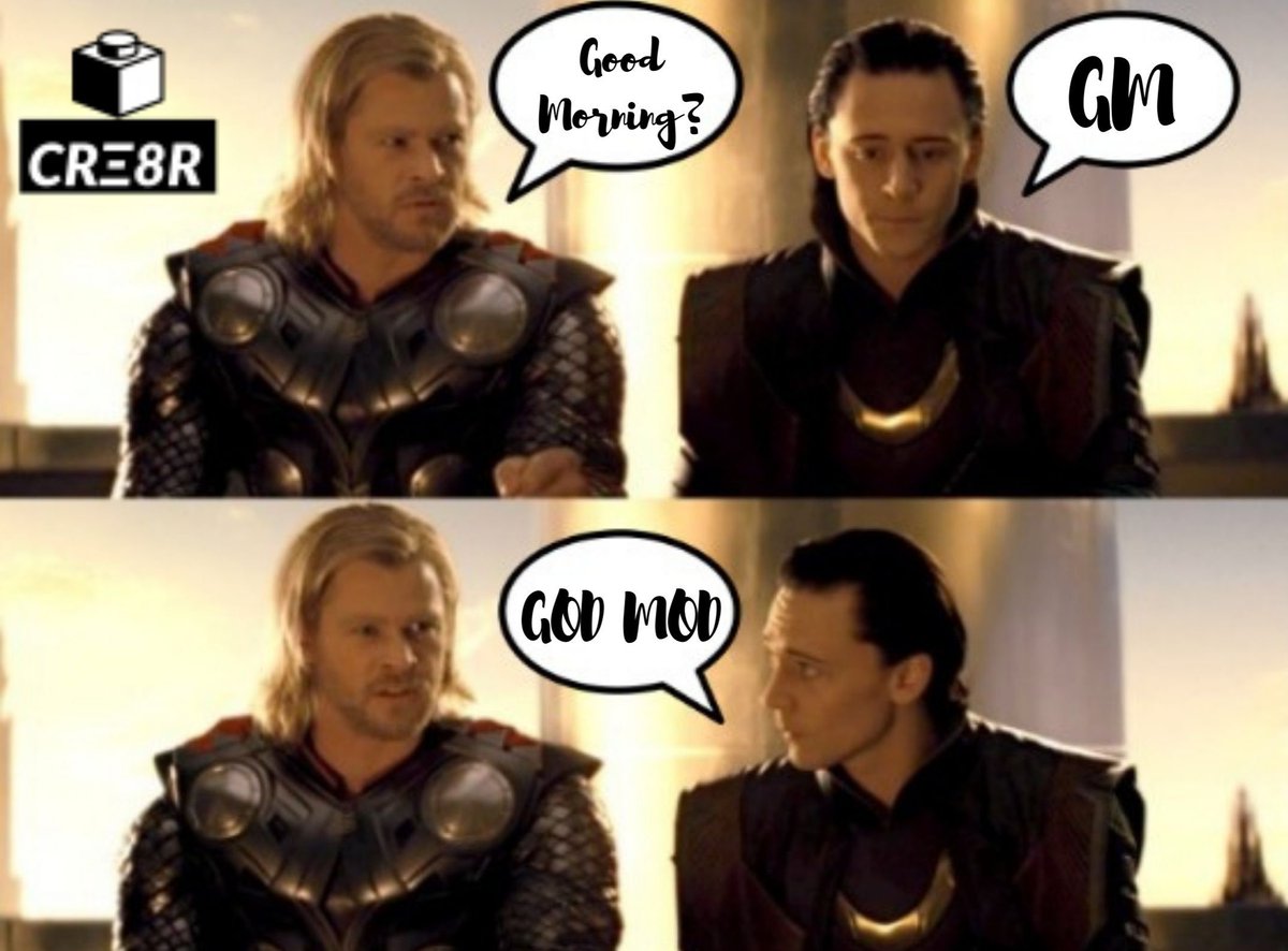 pvmihalache's tweet image. GM for 2022! May #GODMOD be the change we all need! #GodTalks
@CRE8RDAO $CRE8R $BRICK