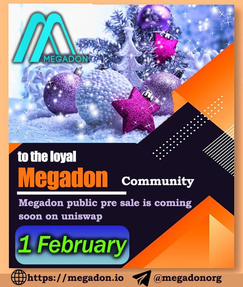 ✨We are happy to announce that the MEGADON team deployed MEGADON (MGN) smart contract and It will be swapped on UNISWAP soon. So this is a great opportunity for Our Fans to participate in MEGADON.
#Megadon #Crypto #Uniswap #Etherscan #MGN #ETH #Airdrops