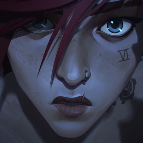 ihadvi's tweet photo. that’s is vi’s face when caitlyn said “LESBIAN” https://t.co/cQXOFxzPfs