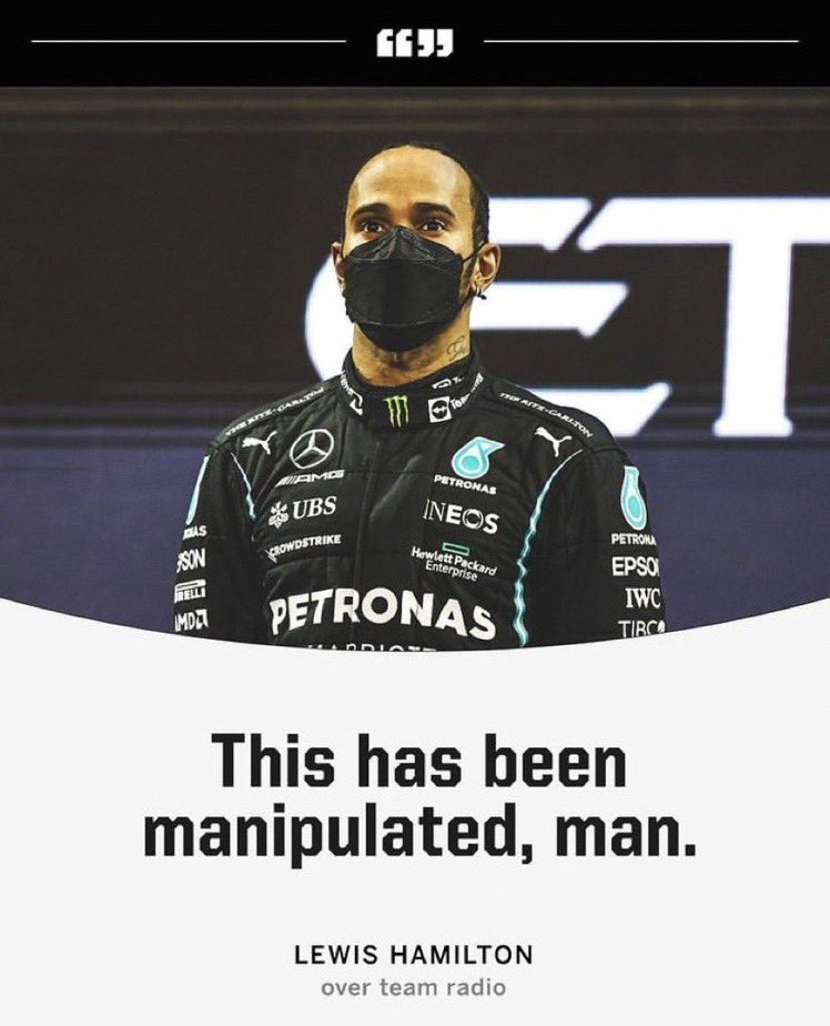 simoes72's tweet image. Just remembered Lewis Hamilton was robbed by M. Masi and @fia #NerverForget #WeStandWithLewisHamilton #F1xed #Robbed #F1 #MasiOUT