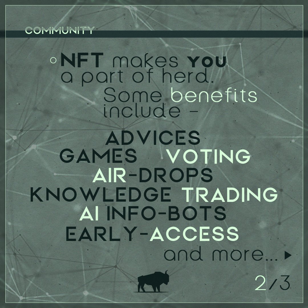project_bison's tweet photo. Countdown begins! Are you ready to be the most important part of bison project?! Join our #bisoncommunity by following us and stay up to date with giveaways and be the soul of the project!
See you at @project_bison
https://t.co/y8Cwwido36 https://t.co/MD1h6cJAco