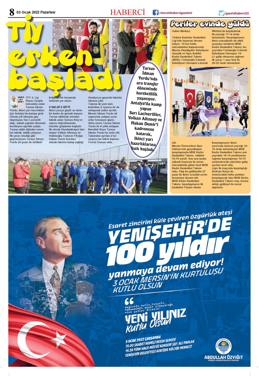 mersinhabercig's tweet photo. YEREL GAZETE OKU ŞEHRİNDEN HABERDAR OL, MERCAN TV İZLE SESİN DUYULSUN.
#Mersin #HaberciGazetesi https://t.co/fp4bIYgk4N