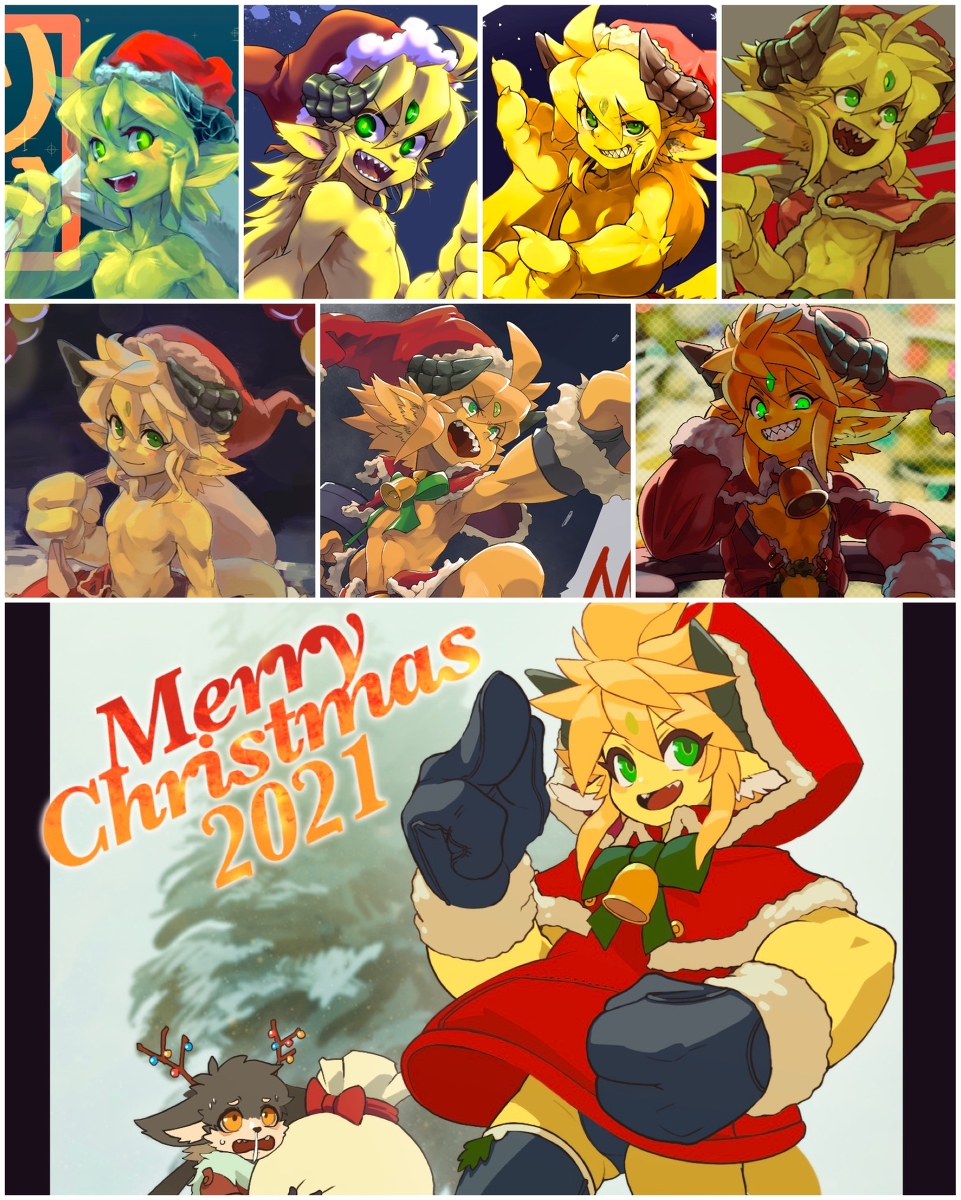 サンタ黄色いの2021 #オリジナル #スターファウナシリーズ #サンタ #クリスマス https://t.co/WxjU2NYdGI 