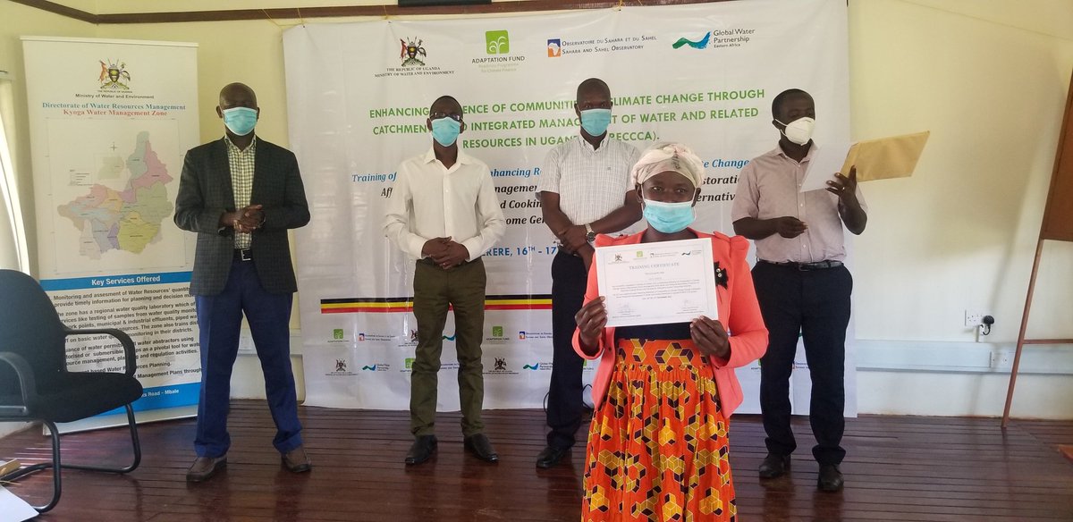 A TOT to enhance resilience of  communities on the impacts of climate change under #EURECCCA_PROJECT was conducted in the catchments of #Awoja and #Maziba with the support of different partners. <a href="/min_waterUg/">MINISTRY OF WATER AND ENVIRONMENT 🇺🇬</a> <a href="/adaptationfund/">Adaptation Fund</a> #OSS