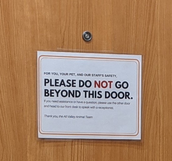 I really want to go beyond this door.