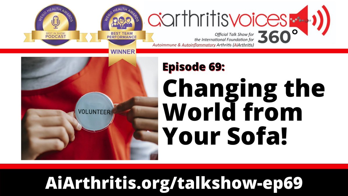 IFAiArthritis's tweet photo. Volunteers mean the world to us! They are at the heart of everything we do. https://t.co/2XRZO2u2Bh
.
If you are interested in joining the family this New Year, visit https://t.co/tjwrJIqNyh to sign up and learn how YOU can change the world your sofa! https://t.co/S9FyTnUE1v