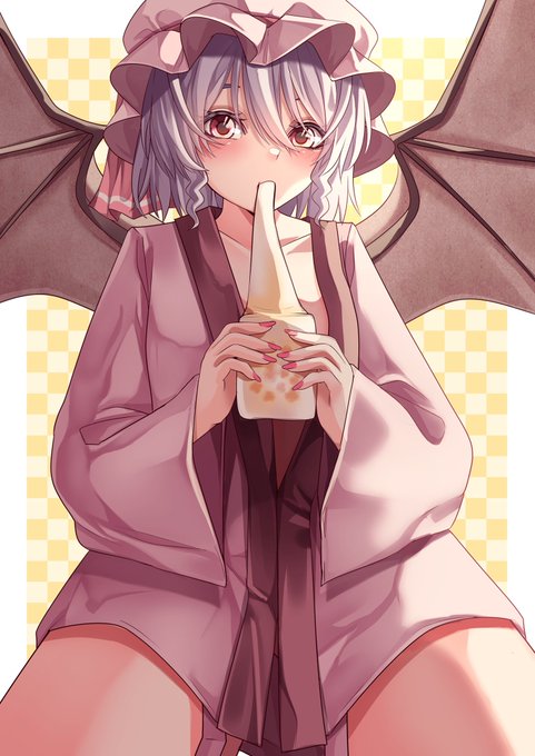 お餅とレミリア 