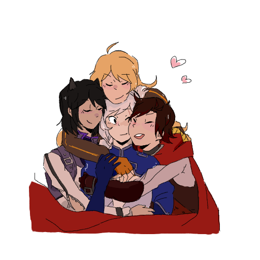 rmb to love and cherish the small things in life ᕕ(ᐛ)ᕗ #RWBY #rubyrose #weissschnee #blakebelladonna #yangxiaolong