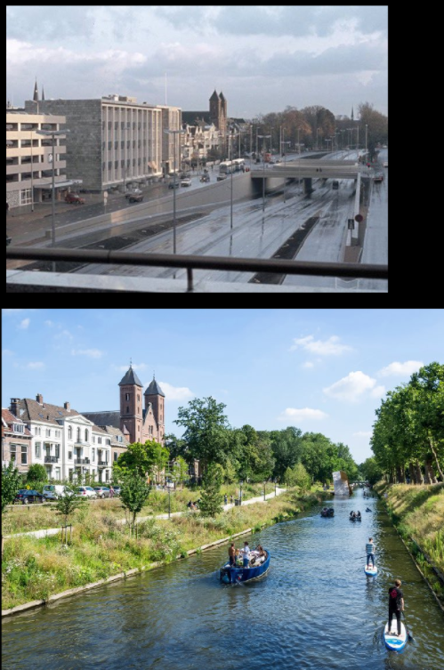 spignal's tweet photo. The Dutch turning hellish car-centric streets into pleasant places truly is our age's finest art form. https://t.co/LADEPMXoFp https://t.co/4mnY7Exat3